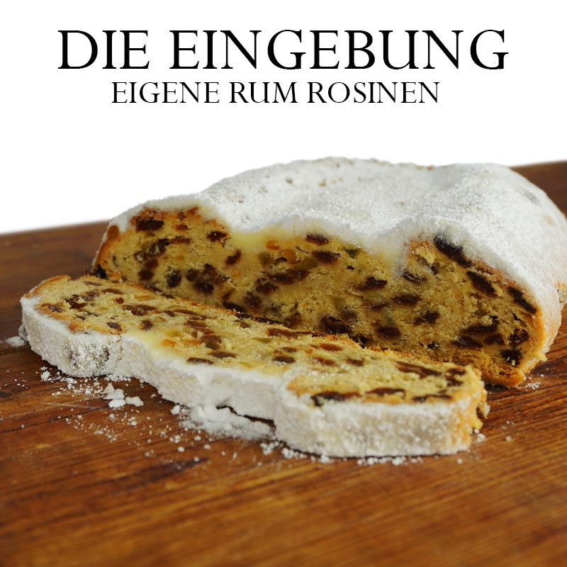 Eingebung Stolle Weihnachten Rum Rosinen Backen Feindestillerie