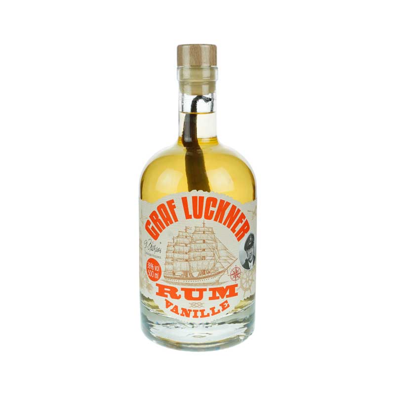 Gerhard Büchner Graf Luckner Rum Vanille mit Vanilleshote